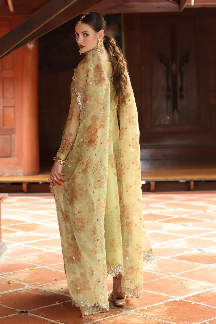 Charizma Mi Amor Embroidered Organza 3 Piece Suit