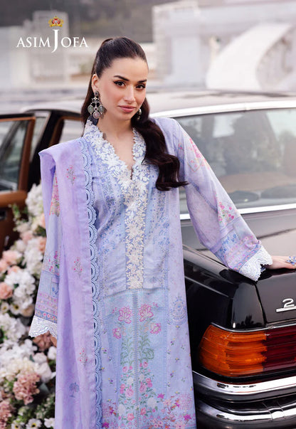 Asim Jofa Embroidered 3 Piece Suit
