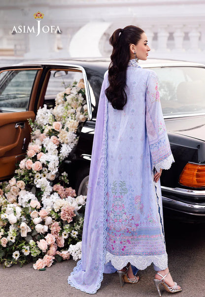 Asim Jofa Embroidered 3 Piece Suit