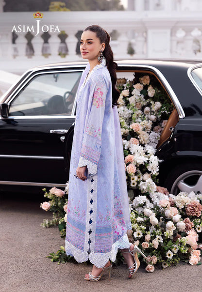 Asim Jofa Embroidered 3 Piece Suit