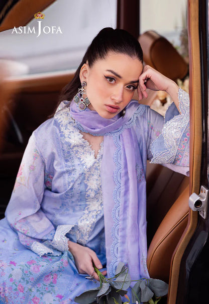 Asim Jofa Embroidered 3 Piece Suit