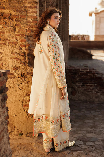 Charizma Embroidered Raw Silk 3 Piece Suit