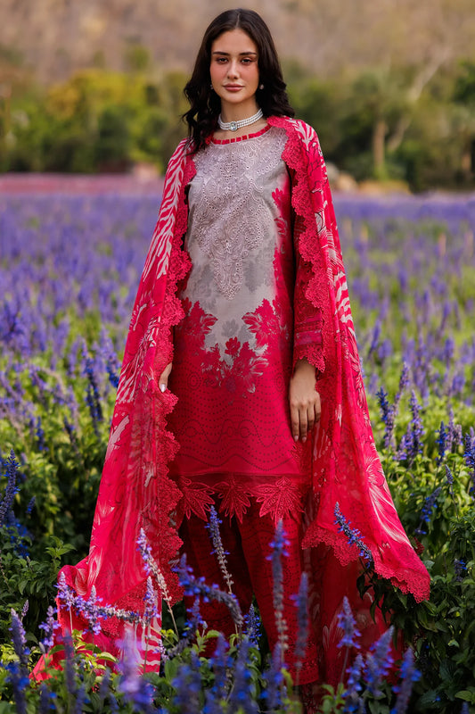 Charizma Embroidered Printed Lawn 3 Piece Suit