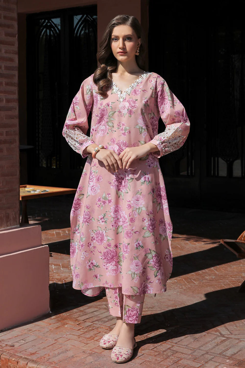 Baroque Pret  Embroidered Lawn 3 Piece Suit