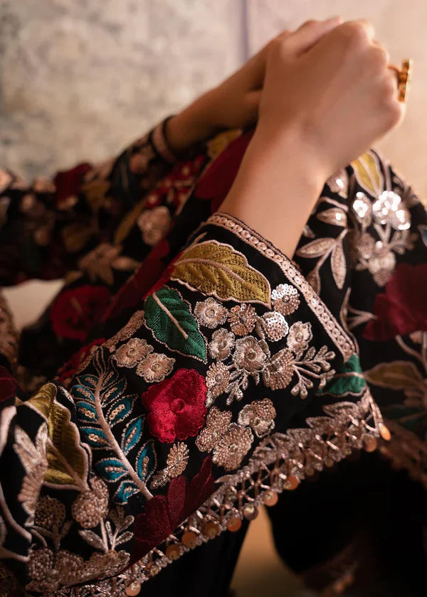 Haseens Mehnaaz Embroidered Chiffon 3 piece Suit