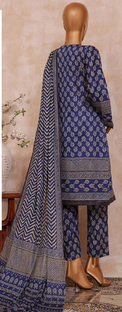 Sadabahar Stitched Printed Lawn 3 Piece Suit