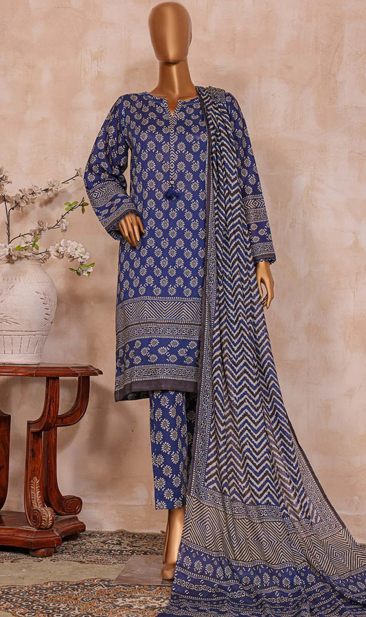 Sadabahar Stitched Printed Lawn 3 Piece Suit