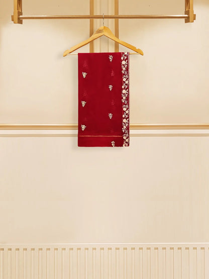 Aghanoor Pure Heavily Embroidered Chiffon 3 Piece Suit