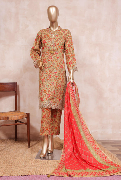 Sadabahar Embroidered Lawn Cutwork 3 Piece Suit