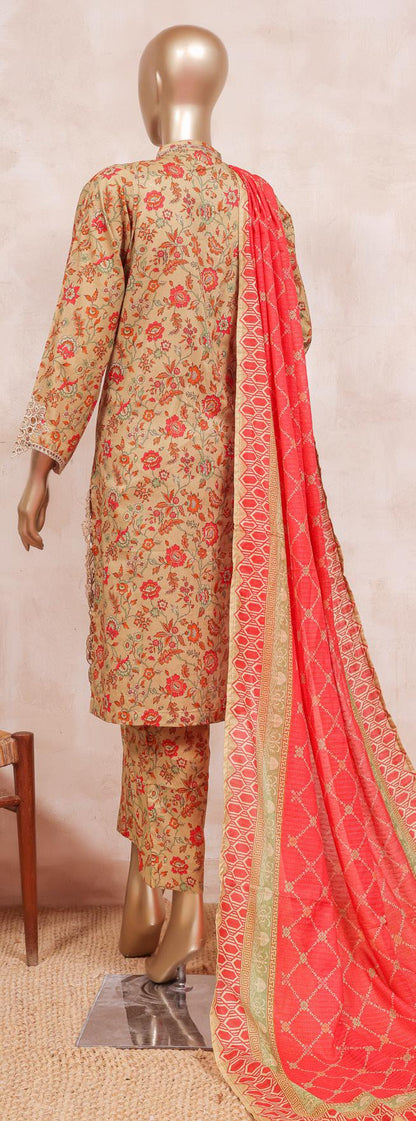 Sadabahar Embroidered Lawn Cutwork 3 Piece Suit