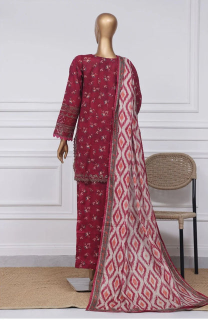 Sadabahar Malika Embroidered & Printed Festive Lawn 3 Piece