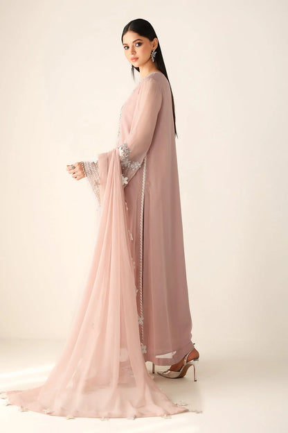 Baroque Luxury Pret Embroidered Chiffon 3 Piece