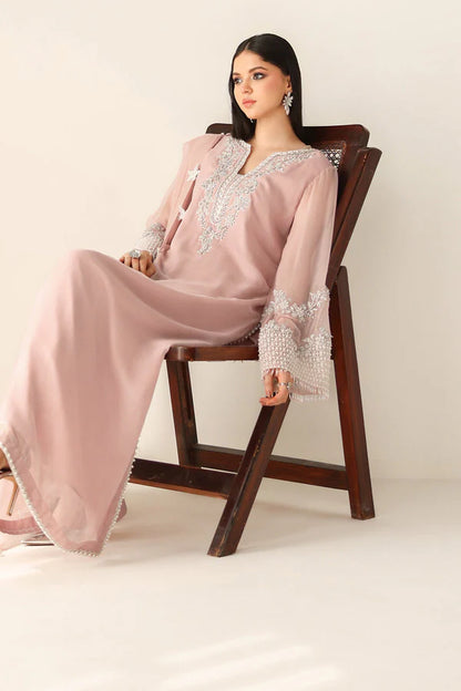 Baroque Luxury Pret Embroidered Chiffon 3 Piece