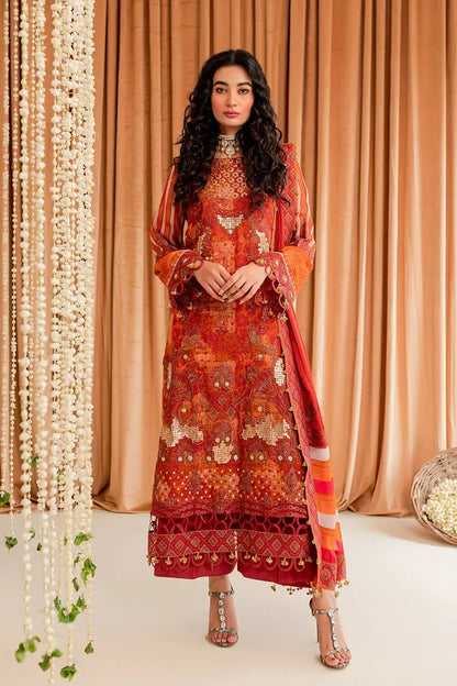 Charizma Vasal Embroidered Luxury Chiffon 3 Piece