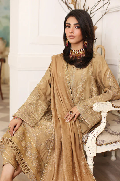 Charizma Embroidered Silk Jacquard 3 Piece Suit