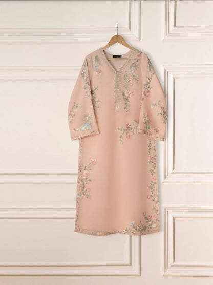 AGHANOOR 3 Piece - Pure Organza Embroidered Suit