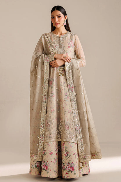 Jazmin Semi-formals Embroidered Chiffon 4 Piece Suit