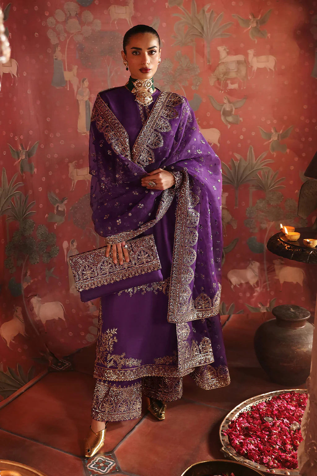 AFROZEH DIVANI-KHUSHBU-THE SILK EDIT 3 PIECE