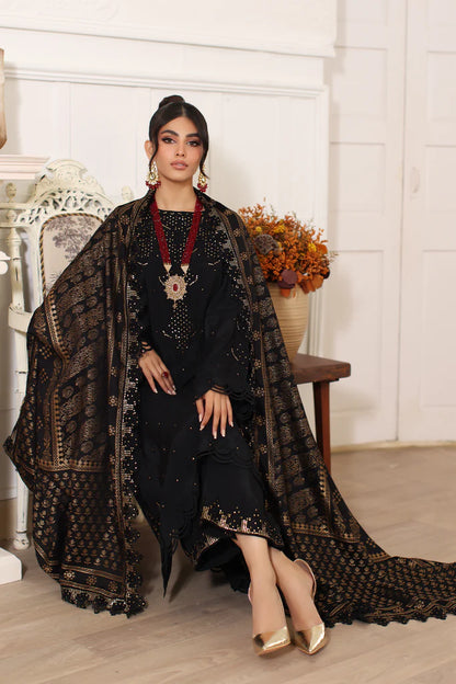 Charizma Embroidered Silk Jacquard 3 Piece Suit