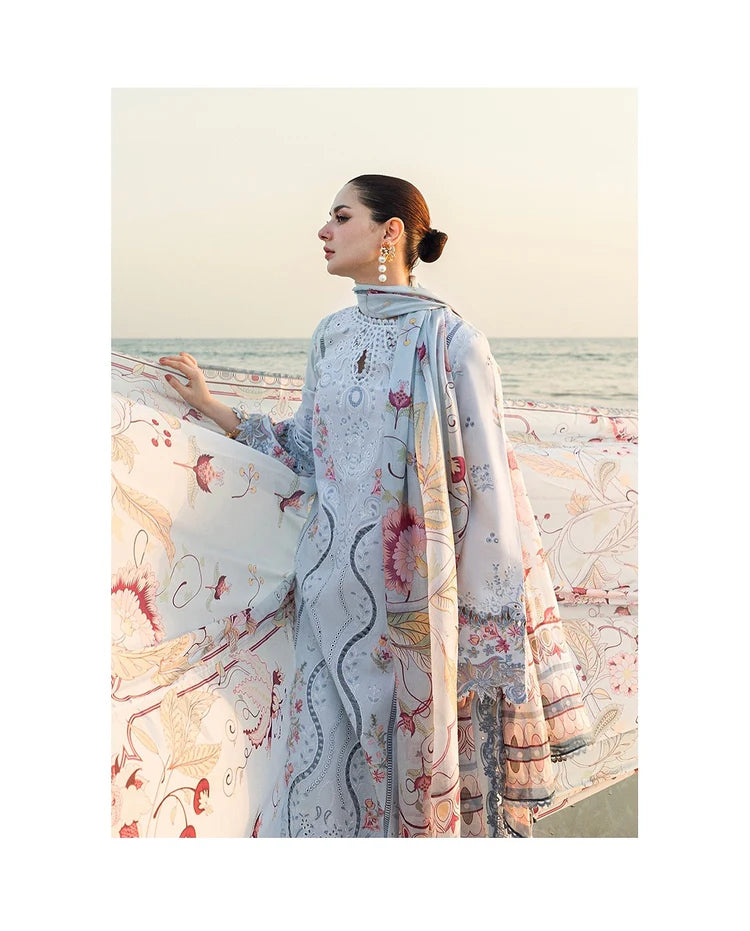 Qalamkar Sahil Luxury Lawn- ISABELLA