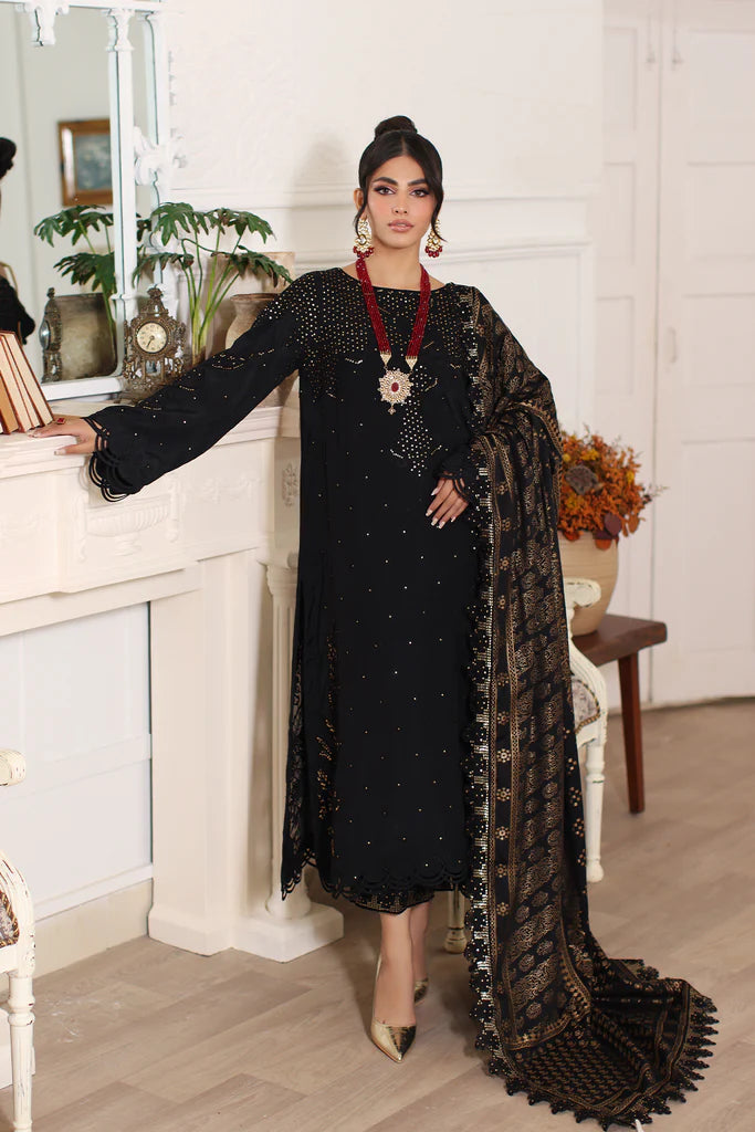 Charizma Embroidered Silk Jacquard 3 Piece Suit