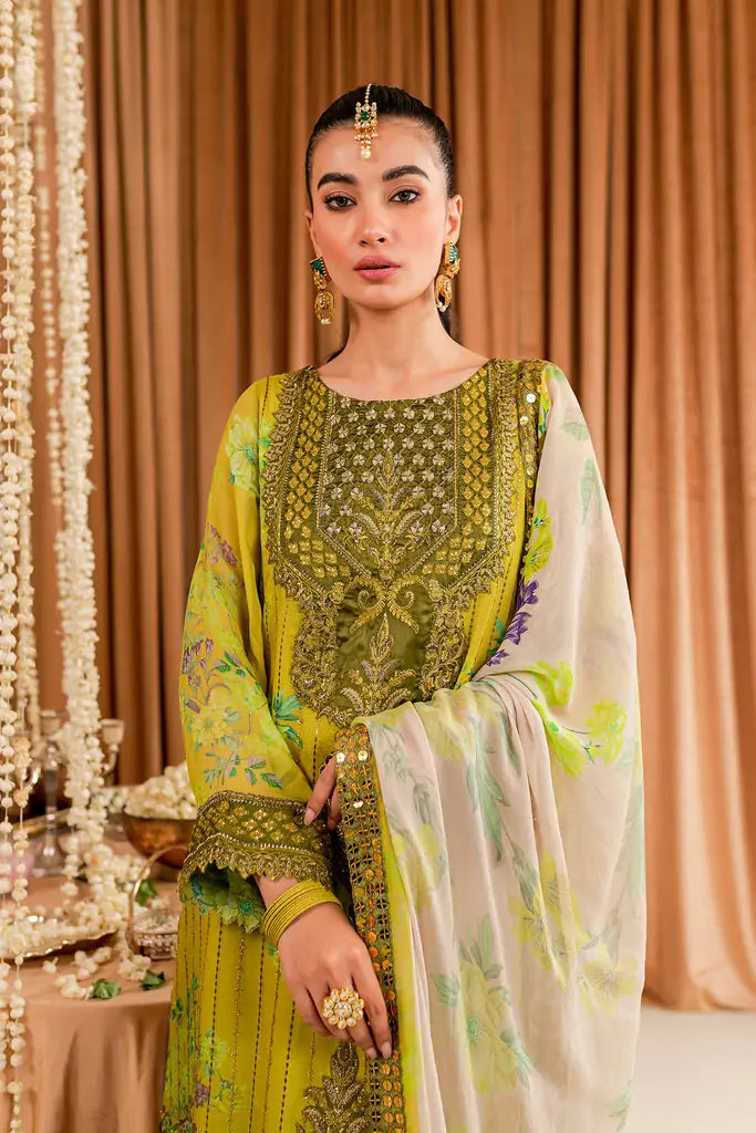 Charizma Vasal Embroidered Luxury Chiffon 3 Piece