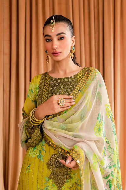 Charizma Vasal Embroidered Luxury Chiffon 3 Piece