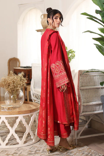 Charizma Embroidered Silk Jacquard 3 Piece Suit