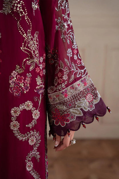 NUREH AMAYA LUXURY EMBROIDERED CHIFFON 3 PIECE-FESTIVE COLLECTION