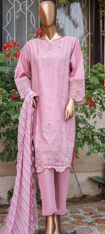 Bin Saeed Chikankari Luxury Lawn 3 Piece