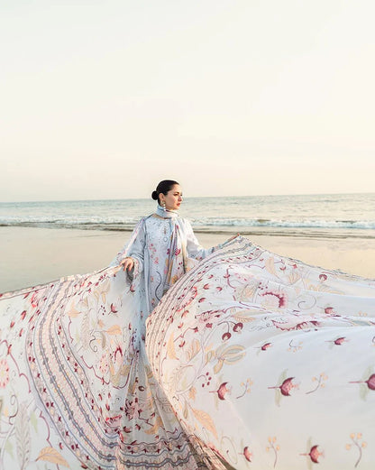 Qalamkar Sahil Luxury Lawn- ISABELLA