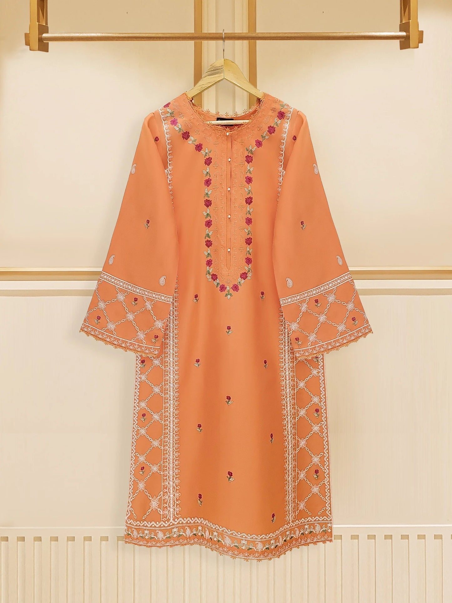 AGHANOOR LAWN EMBROIDERED SHIRT