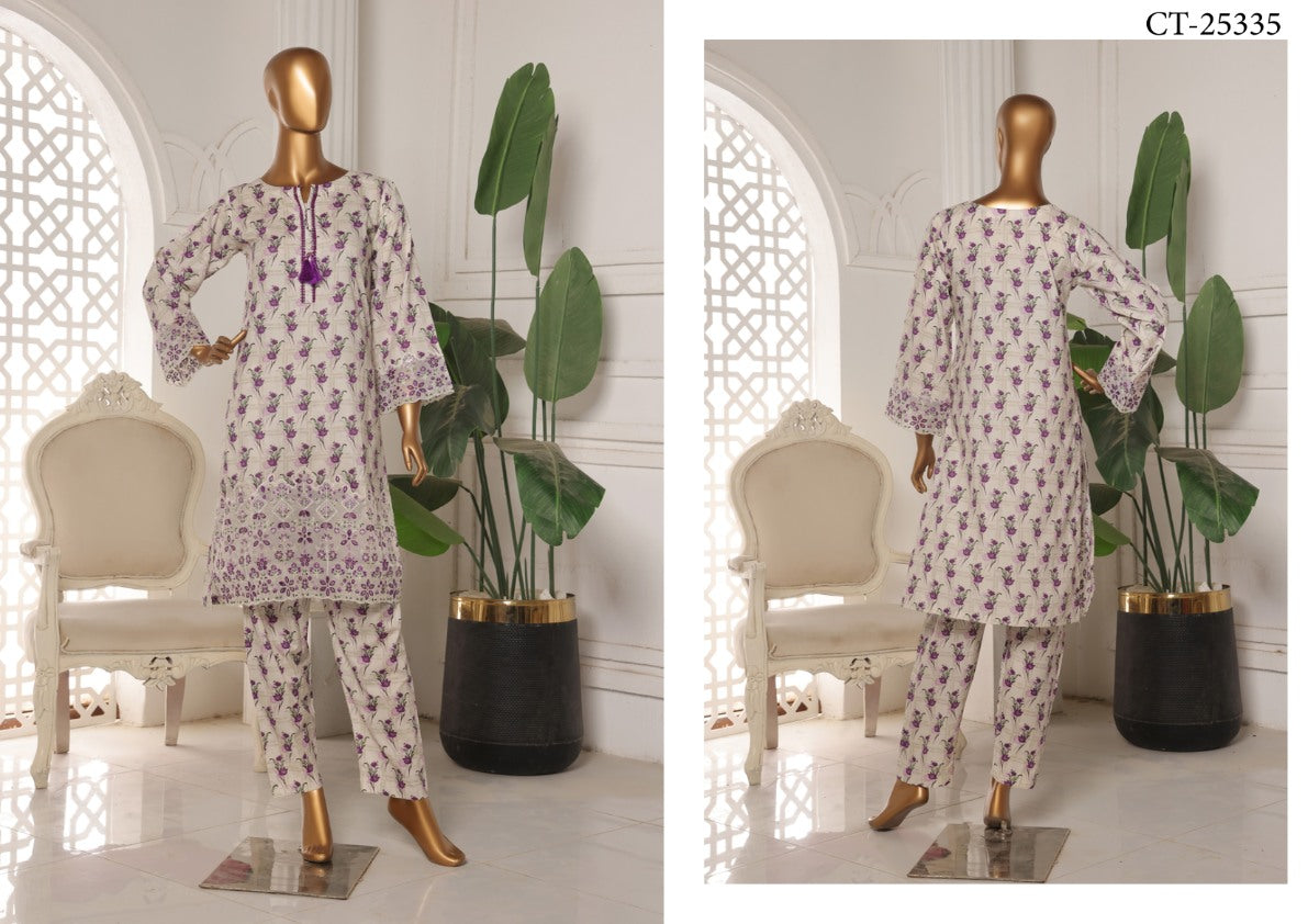 Riwayat Embroidered Lawn Co-ord Set