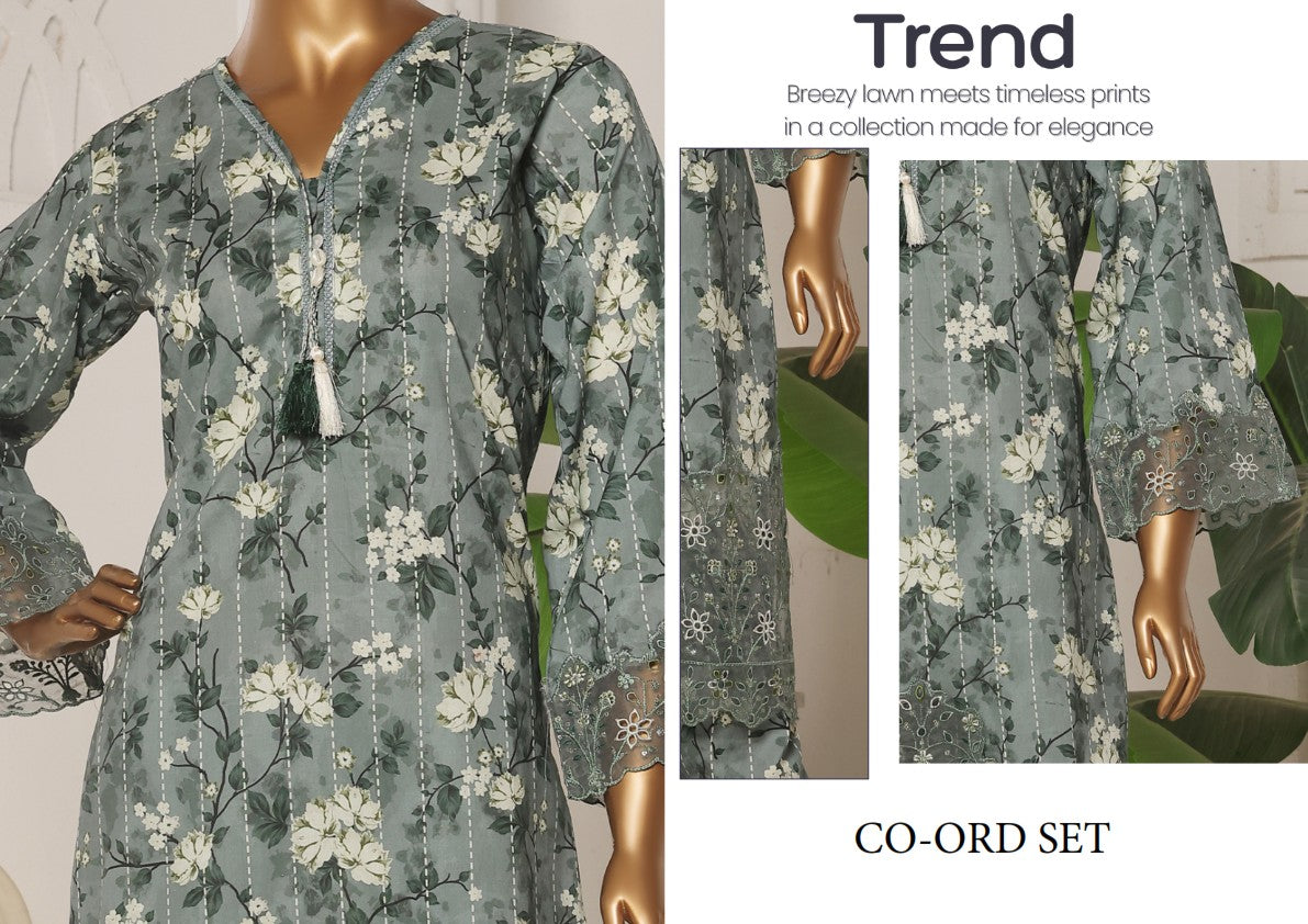 Riwayat Embroidered Lawn Co-ord Set
