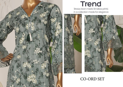 Riwayat Embroidered Lawn Co-ord Set