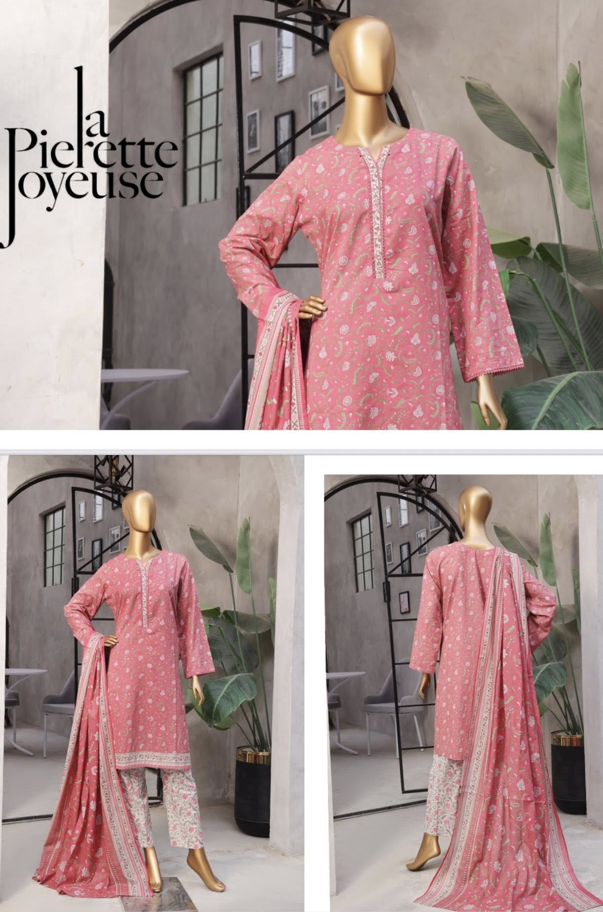 Bin Saeed 3 Piece Printed Lawn Suit