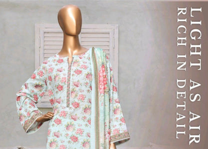 Bin Saeed 3 Piece Printed Lawn Suit