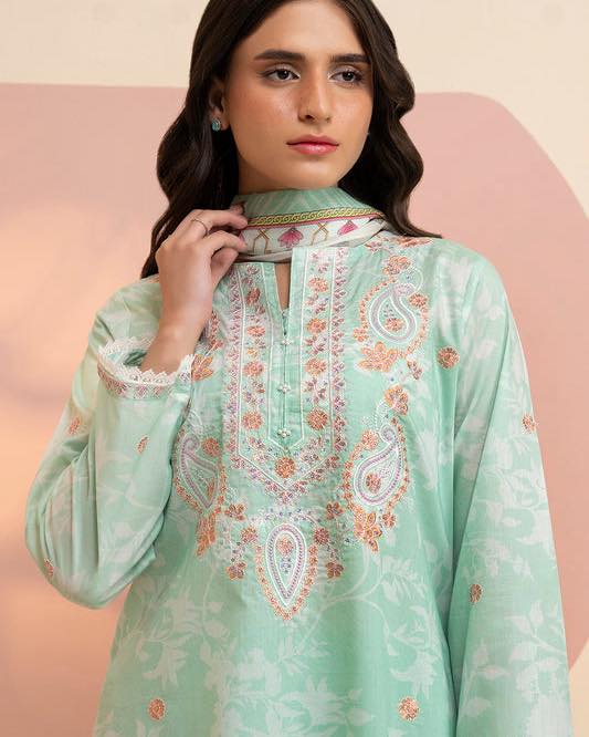 Zellburry Premium Lawn 3 Piece Suit