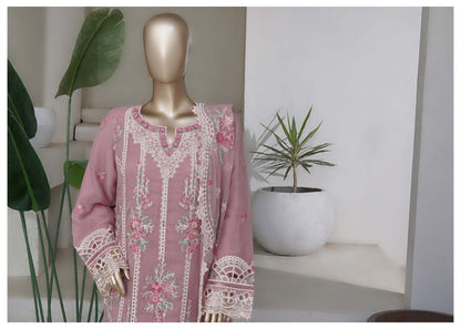 Sadabahar Afsaney Stitched Embroidered Chiffon 3 Piece