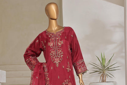 Sada-E-Noor  Festive Embroidered Organza 3 Piece