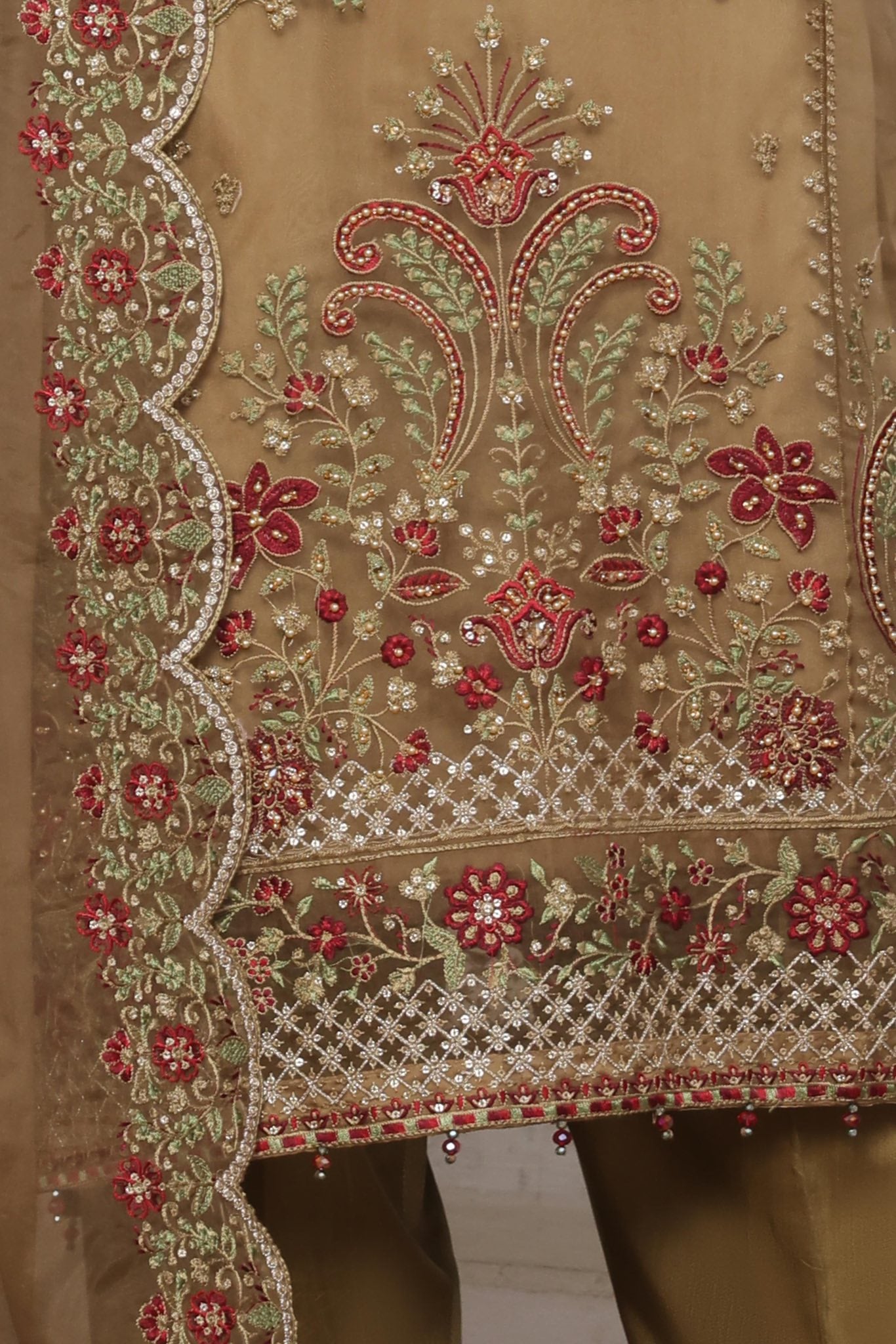 Sada-E-Noor Embroidered Organza 3 Piece