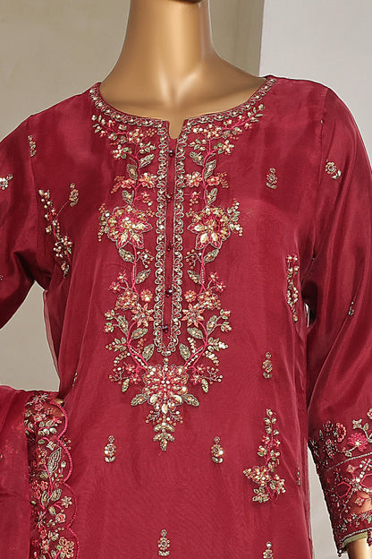 Sada-E-Noor  Festive Embroidered Organza 3 Piece