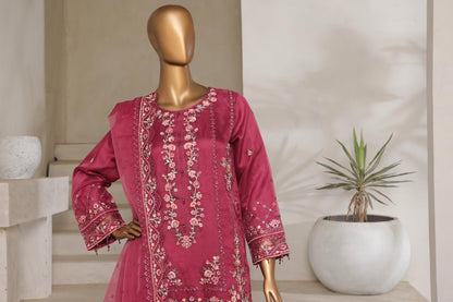 Sada-E-Noor Festive Embroidered Organza 3 Piece