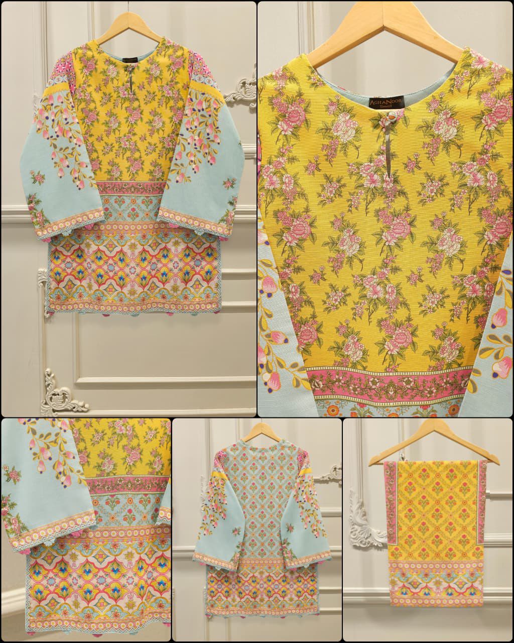 AGHANOOR DIGITAL PRINTED KHADDAR SHIRT & PANT