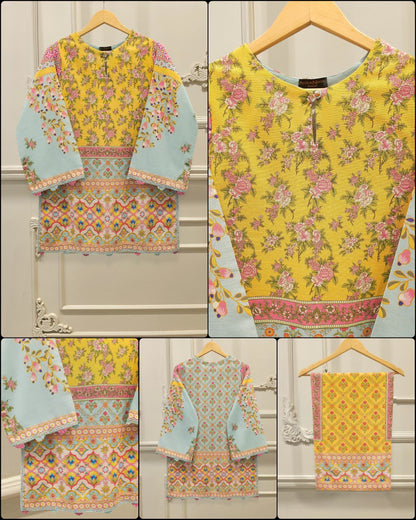 AGHANOOR DIGITAL PRINTED KHADDAR SHIRT & PANT