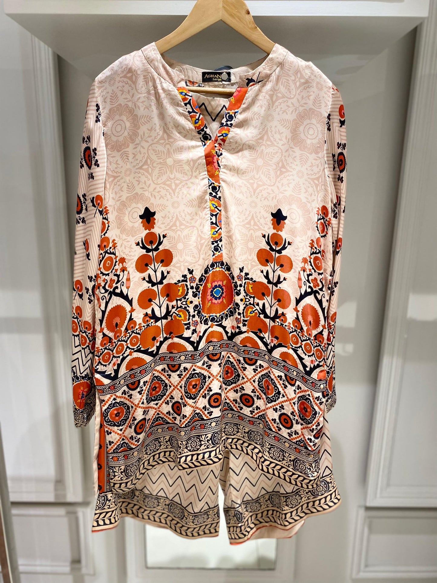 AGHANOOR RAW SILK CO-ORD SET