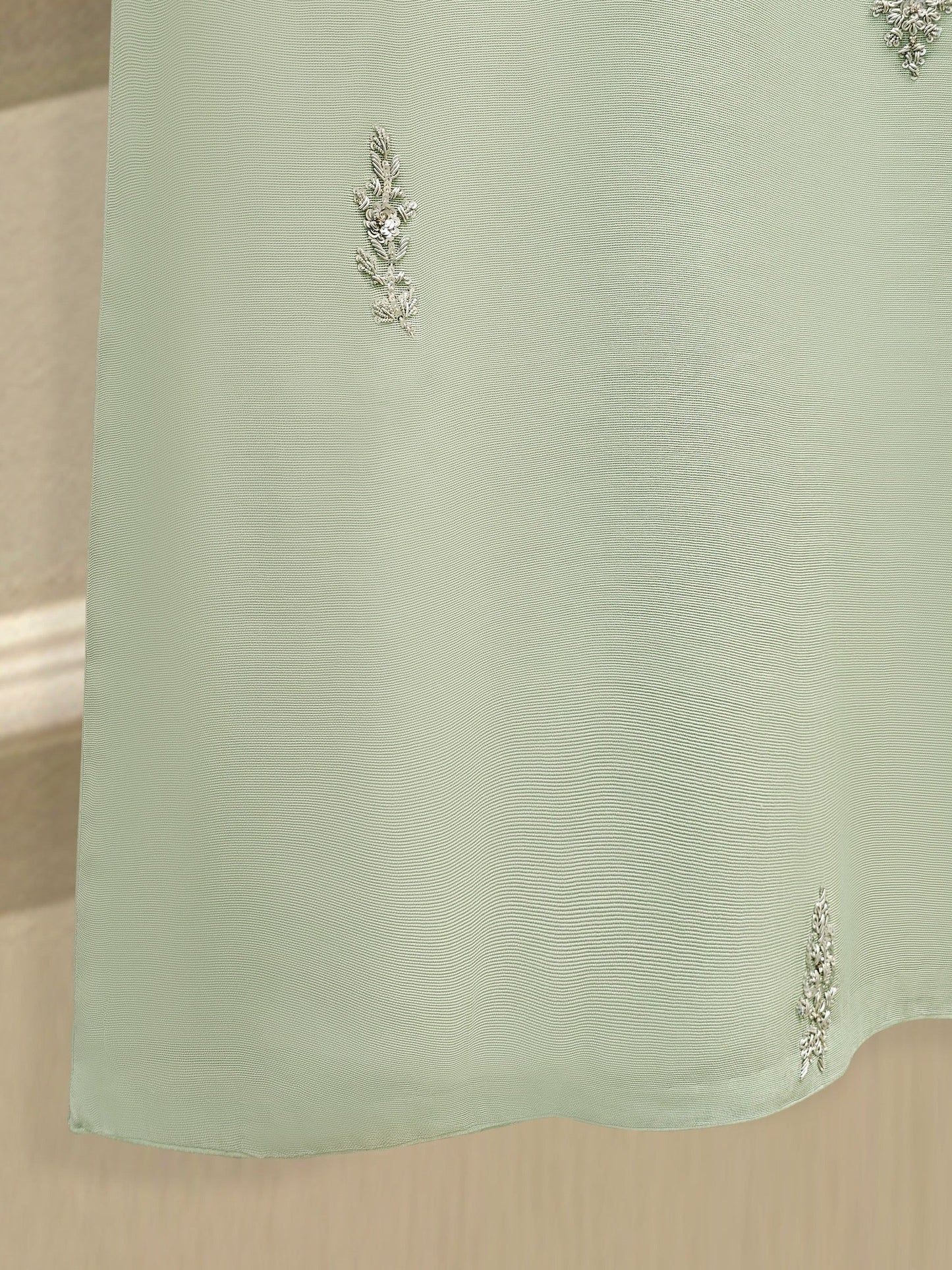 AGHANOOR COTTON NET EMB SUIT WITH CHIFFON DUPATTA