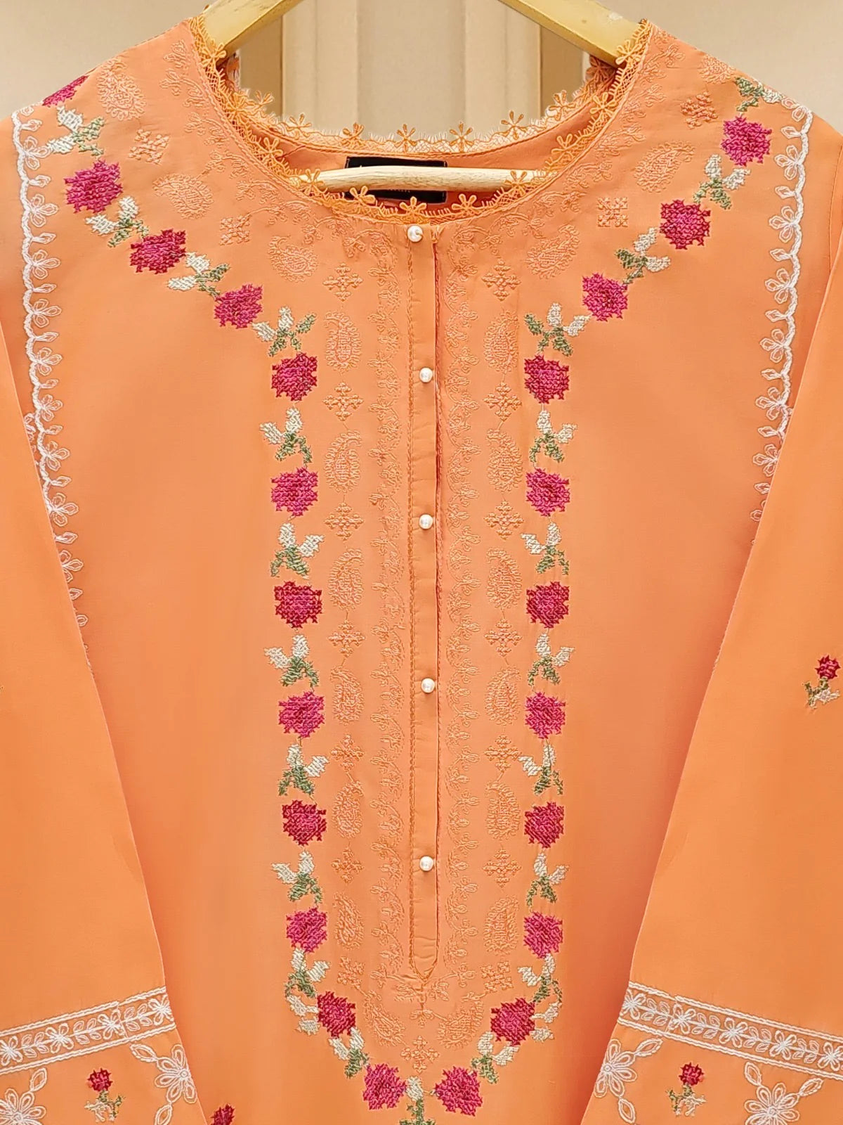 AGHANOOR LAWN EMBROIDERED SHIRT