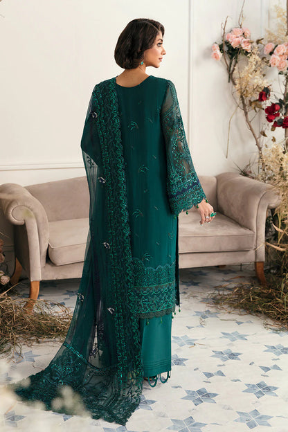 Nureh Luxury Chiffon Embroidered 3 Piece Suit