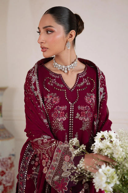 NUREH AMAYA LUXURY EMBROIDERED CHIFFON 3 PIECE-FESTIVE COLLECTION